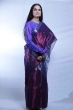 Royal Amethyst Tissue Saree