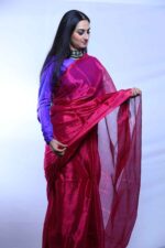 Rani Radiance Tissue Saree - Image 3