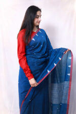 Neel Sutra Cotton Saree - Image 3