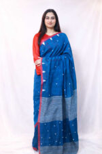 Neel Sutra Cotton Saree - Image 4